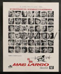 1c077 LONGEST DAY 10 Spanish LCs R84 Zanuck's WWII D-Day movie with 42 international stars!