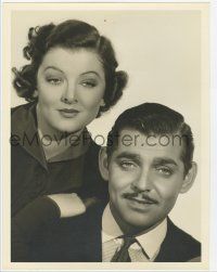 1d085 CLARK GABLE/MYRNA LOY deluxe 10x13 still '30s great close portrait by Clarence Sinclair Bull!