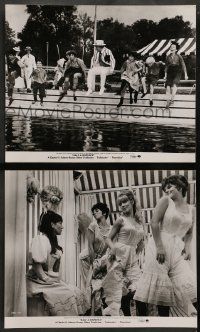 1d021 HALF A SIXPENCE 2 deluxe 11x13.25 stills '68 Tommy Steele by pool + sexy ladies, H.G. Wells