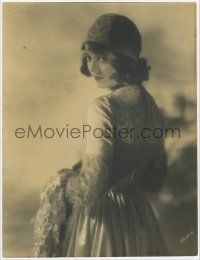 1d178 JANET GAYNOR 10.25x13.5 still '20s beautiful portrait looking over shoulder by Kahle!