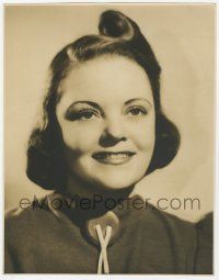 1d186 JEANNE CAGNEY deluxe 10.75x13.75 still '30s head & shoulders portrait of the pretty actress!