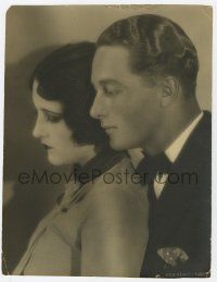 1d202 JOAN CRAWFORD deluxe 10.5x13.5 still '20s profile w/brother Hal LeSueur by Ruth Harriet Louise