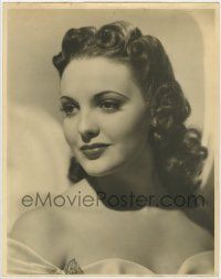 1d249 LINDA DARNELL deluxe 11x14 still '30s beautiful head and shoulders portrait of young star!