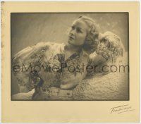 1d309 MIRIAM HOPKINS deluxe English 11.25x12.75 still '30s with hand behind her head by Tunbridge!
