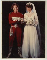 1d310 MORK & MINDY TV color 11x14 still '81 Robin Williams & bride Pam Dawber getting married!
