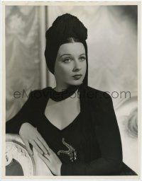 1d319 PATRICIA MORISON 10x13 still '42 sexy portrait wearing a sophisticated turban by Richee!