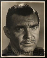 1d010 CLARK GABLE 4 deluxe from 10x13 to 11x14 stills '40s great close portraits in uniform & suit!