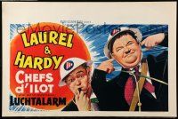 1f539 AIR RAID WARDENS Belgian R70s wacky Stan Laurel & Oliver Hardy in WWII action!