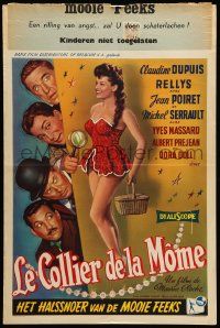 1h004 ADORABLES DEMONS Belgian '57 completely different artwork of sexiest y Claudine Dupuis!