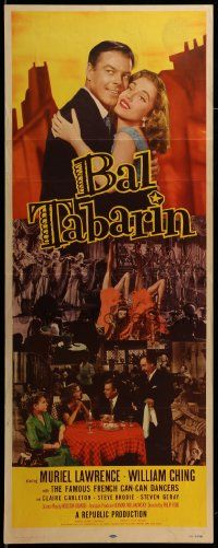 1h626 BAL TABARIN insert '52 Muriel Lawrence & the sexy Famous French Can-Can Dancers!