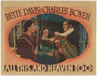 1k573 ALL THIS & HEAVEN TOO LC '40 Bette Davis watches Boyer stop O'Neil from taking his baby!