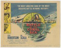 1k092 BATTLE OF THE CORAL SEA TC '59 Cliff Robertson, the most decisive battle in naval history!