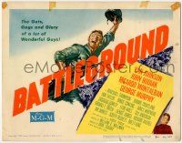 1k093 BATTLEGROUND TC '49 directed by William Wellman, art of World War II soldier Van Johnson!