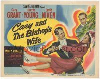 1k110 BISHOP'S WIFE TC '48 Cary Grant, Loretta Young, priest David Niven, classic romantic comedy!