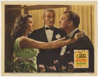 1k004 LAURA LC '44 Clifton Webb between sexy Gene Tierney & Vincent Price, Preminger classic!