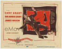 1k009 NORTH BY NORTHWEST TC '59 Cary Grant, Eva Marie Saint, Alfred Hitchcock classic!