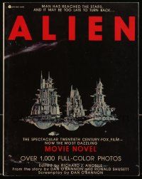 1m491 ALIEN softcover book '79 the most dazzling movie novel with over 1,000 full-color photos!