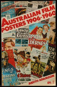 1m493 AUSTRALIAN FILM POSTERS 1906-1960 Australian softcover book '78 with full-page color images!