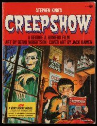 1m498 CREEPSHOW softcover book '82 Jack Kamen, E.C. Comics, the entire movie in comic strip form!