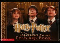 1m501 HARRY POTTER & THE PHILOSOPHER'S STONE 5x7 softcover book '01 Sorcerer's Stone postcard book!