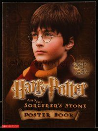 1m502 HARRY POTTER & THE PHILOSOPHER'S STONE 9x12 softcover book '01 Sorcerer's Stone poster book!