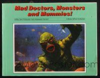 1m507 MAD DOCTORS, MONSTERS & MUMMIES 7x9 softcover book '91 full-page color postcards w/LC images!