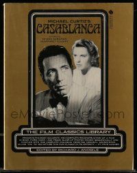 1m508 MICHAEL CURTIZ'S CASABLANCA softcover book '74 recreating the movie in images & words!