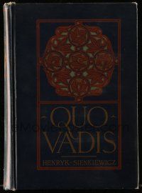 1m476 QUO VADIS hardcover book 1905 the novel by Henryk Sienkiewicz with illustrations!