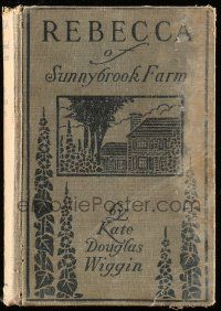 1m478 REBECCA OF SUNNYBROOK FARM hardcover book 1917 Wiggin's novel w/scenes from Pickford's movie!