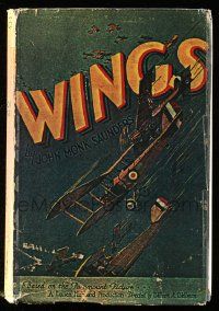 1m490 WINGS hardcover book '27 Saunders' novel w/scenes from William Wellman's Best Picture movie!
