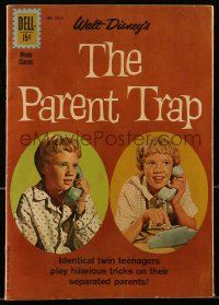 1m229 PARENT TRAP comic book '61 Disney, Hayley Mills as separated identical twin teens!