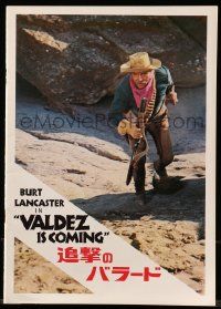 1m704 VALDEZ IS COMING Japanese program '71 Burt Lancaster, written by Elmore Leonard, different!