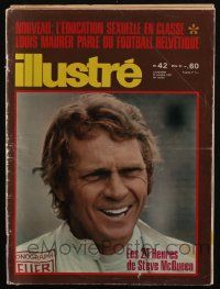 1m544 ILLUSTRE French magazine October 1970 Steve McQueen starring in The 24 Hours of Le Mans!