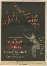 1m185 LIEUTENANT WORE SKIRTS magazine ad '56 different image of sexy Sheree North dancing!