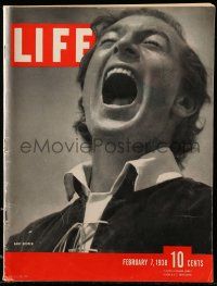 1m557 LIFE MAGAZINE magazine February 7, 1938 Gary Cooper as Marco Polo by Bob Coburn!