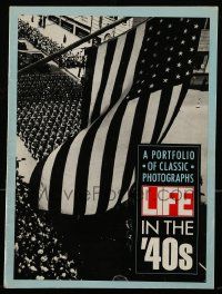 1m549 LIFE MAGAZINE magazine '87 a portfolio of classic photographs of life in the 1940s!