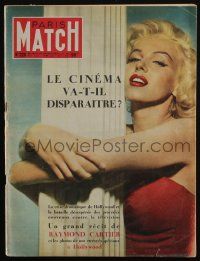 1m583 PARIS MATCH French magazine July 25, 1953 color photo of sexy Marilyn Monroe on the cover!