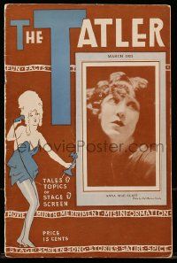 1m603 TATLER magazine March 1921 image of Anna Mae Clift, model and wife of Alberto Vargas!
