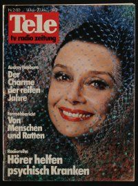 1m604 TELE German magazine January 14-20, 1980 Audrey Hepburn makes her comeback in Bloodline!