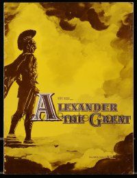 1m721 ALEXANDER THE GREAT souvenir program book '56 Richard Burton, Frederic March, epic!
