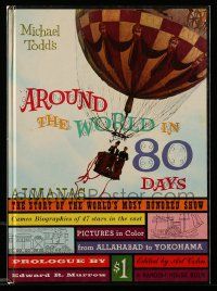 1m728 AROUND THE WORLD IN 80 DAYS hardcover souvenir program book '58 the world's most honored show!