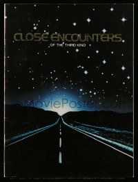 1m775 CLOSE ENCOUNTERS OF THE THIRD KIND souvenir program book '77 Steven Spielberg sci-fi classic!
