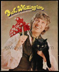 1m786 DICK WHITTINGTON stage play English souvenir program book '69 Tommy Steele & cat!