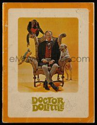 1m788 DOCTOR DOLITTLE souvenir program book '67 Rex Harrison speaks with animals, Richard Fleischer