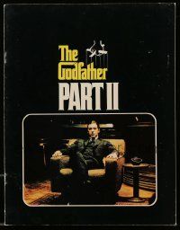1m811 GODFATHER PART II souvenir program book '74 Al Pacino, Francis Ford Coppola classic sequel!