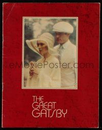 1m818 GREAT GATSBY souvenir program book '74 Robert Redford, Mia Farrow, F. Scott Fitzgerald
