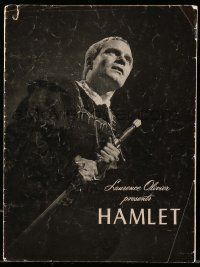1m830 HAMLET souvenir program book '49 Laurence Olivier, Shakespeare classic, Best Picture winner!