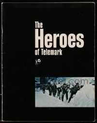 1m837 HEROES OF TELEMARK English souvenir program book '66 Kirk Douglas, Richard Harris, Mann!