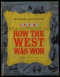 1m841 HOW THE WEST WAS WON hardcover Cinerama souvenir program book '64 John Ford & all-star cast!