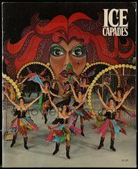 1m843 ICE CAPADES souvenir program book '73 great images of professional ice skaters!